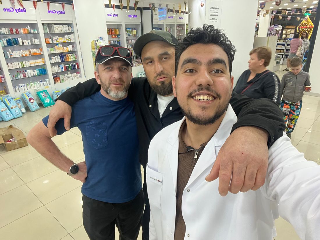 Guests taking a selfie with our pharmacist